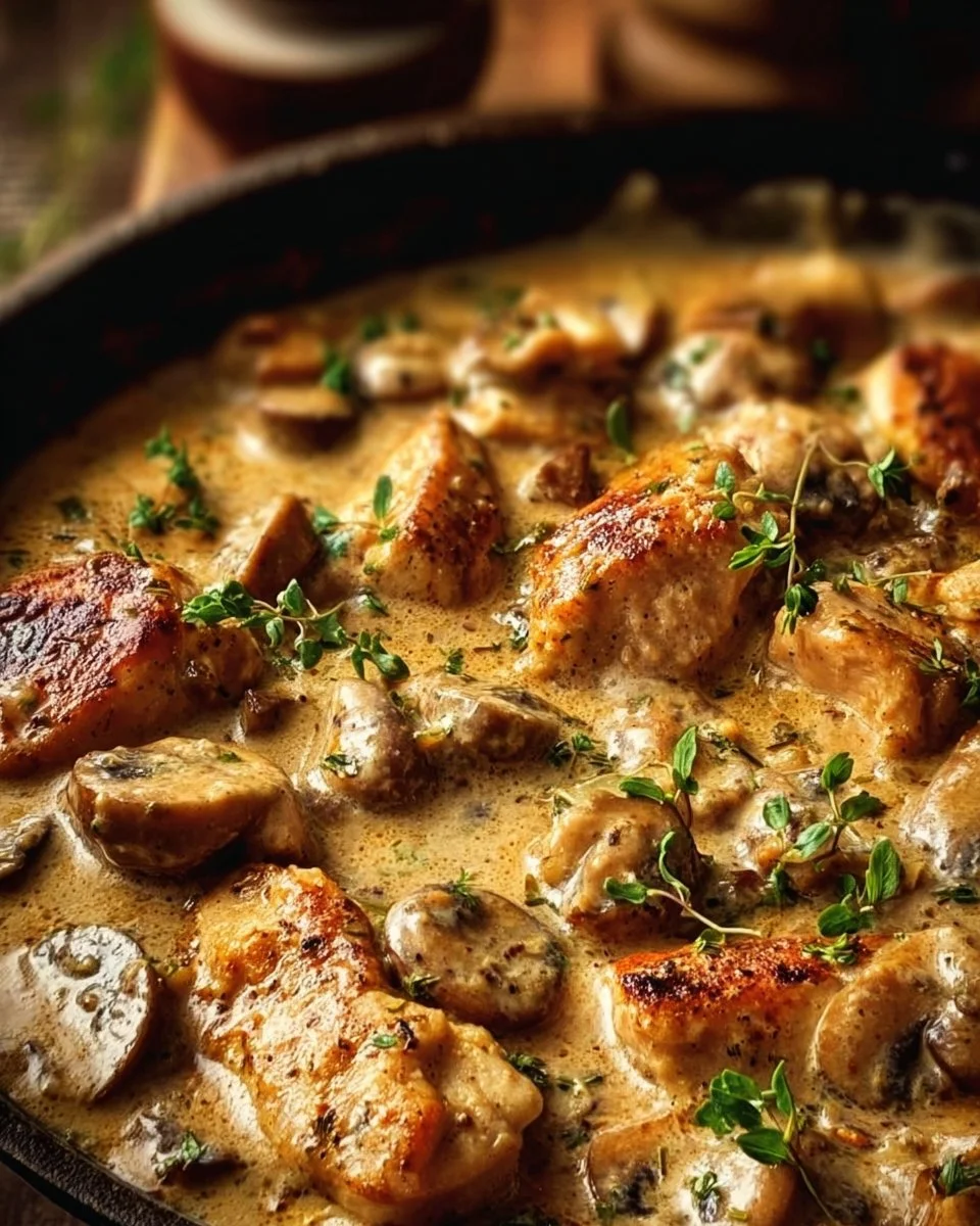 Rich Chicken Stroganoff - Alright with Me