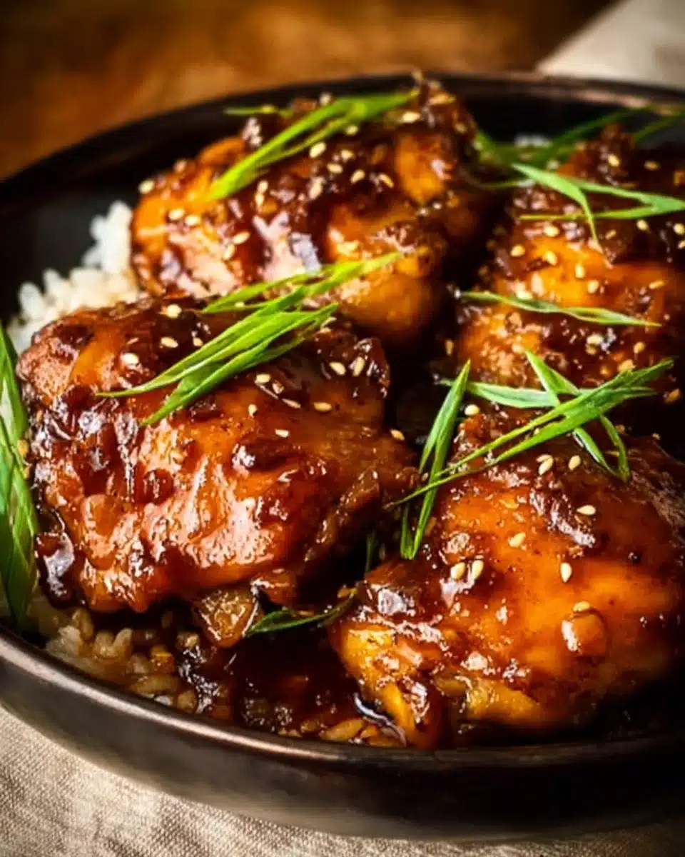 Slow Cooker Honey Garlic Chicken