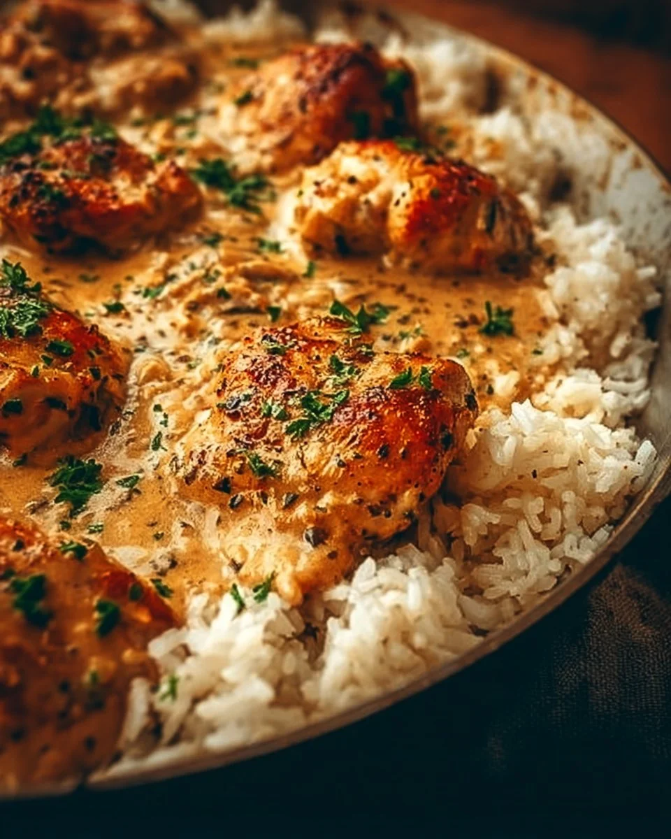 Best Smothered Chicken and Rice Recipe