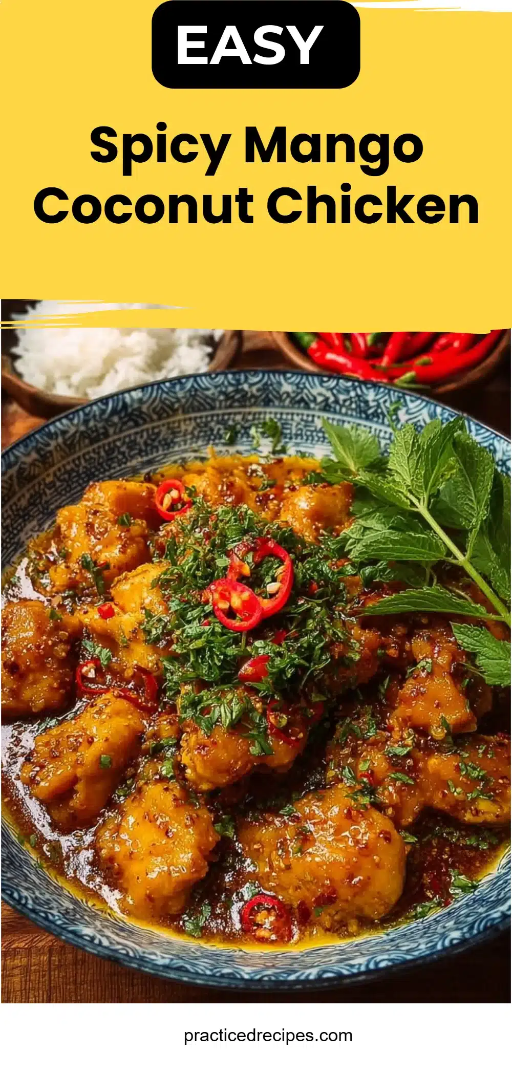 Spicy Mango Coconut Chicken