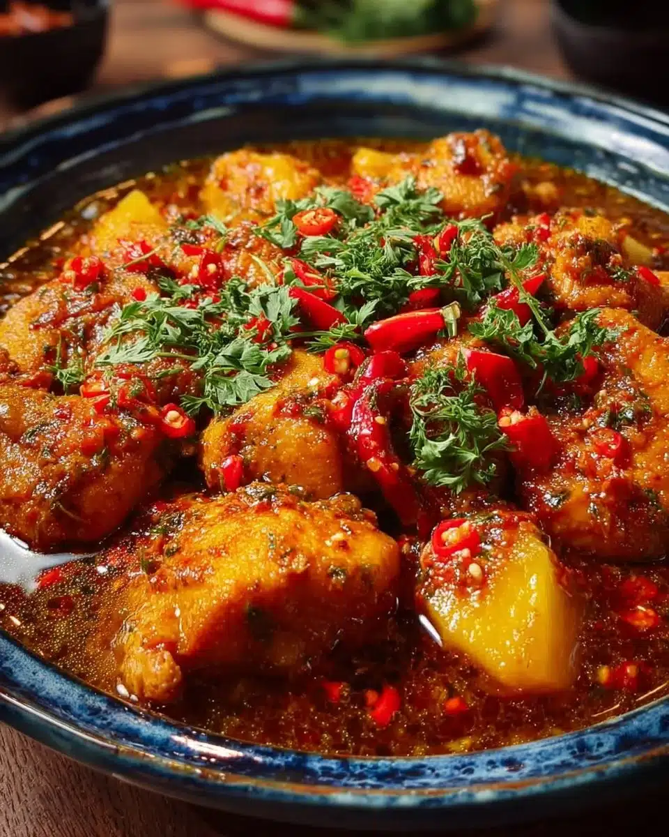 Spicy Mango Coconut Chicken