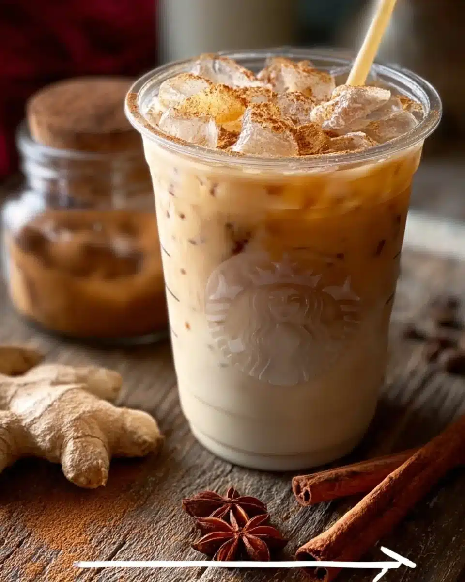 Starbucks Iced Gingerbread Chai Tea Latte