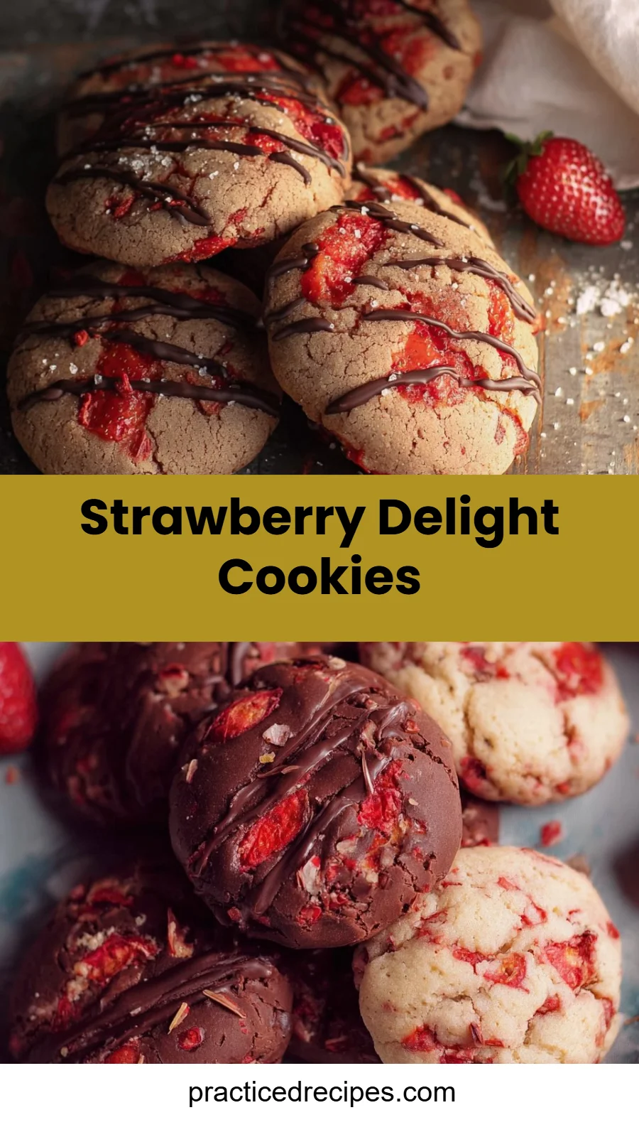 Strawberry Delight Cookies