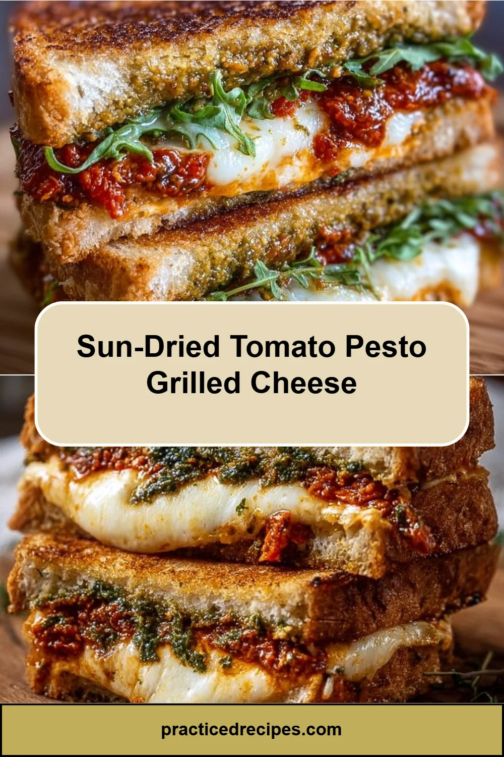 Sun-Dried Tomato Pesto Grilled Cheese