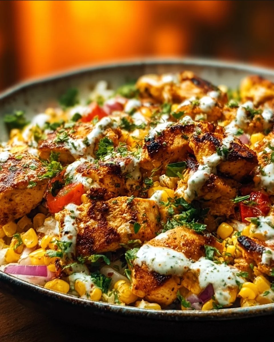 Tasty Street Corn Chicken Bowl