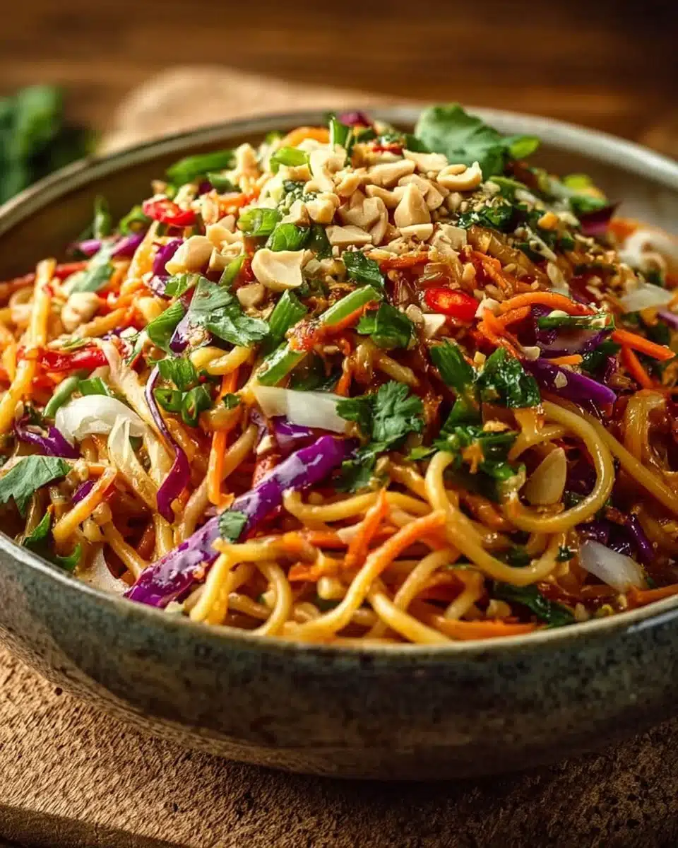 Thai Peanut Noodle Salad