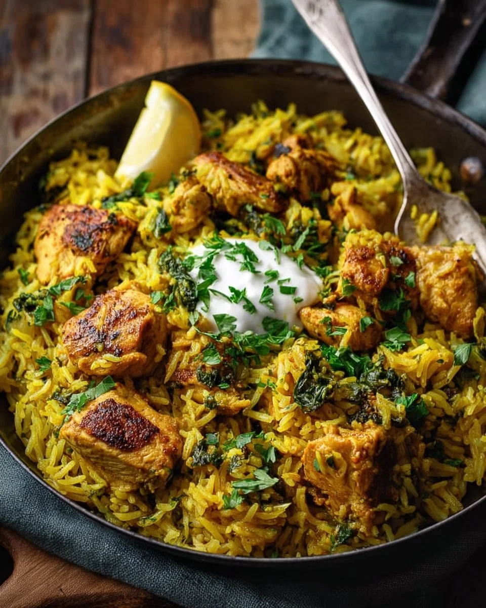 Anti-Inflammatory Turmeric Chicken & Rice