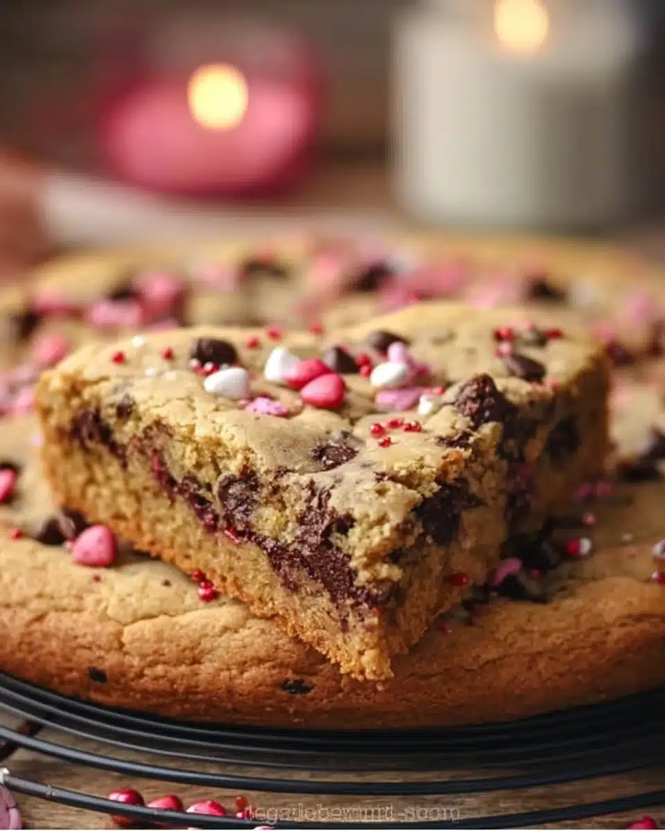 Valentine's Day Cookie Cake