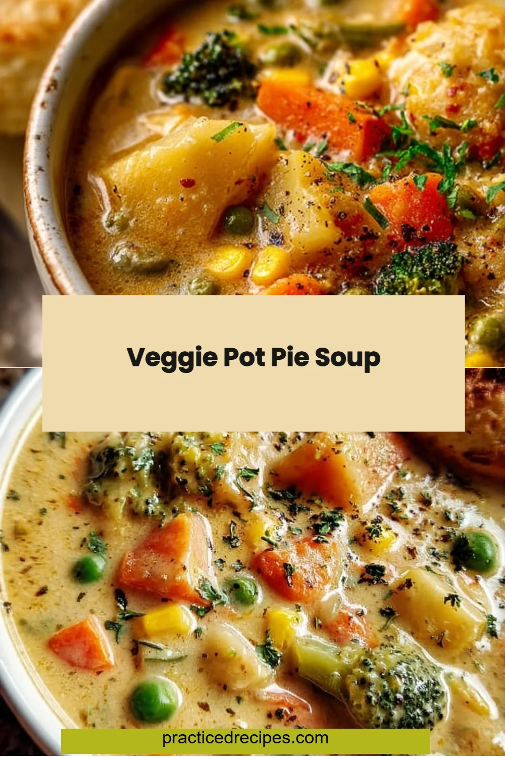 Veggie Pot Pie Soup