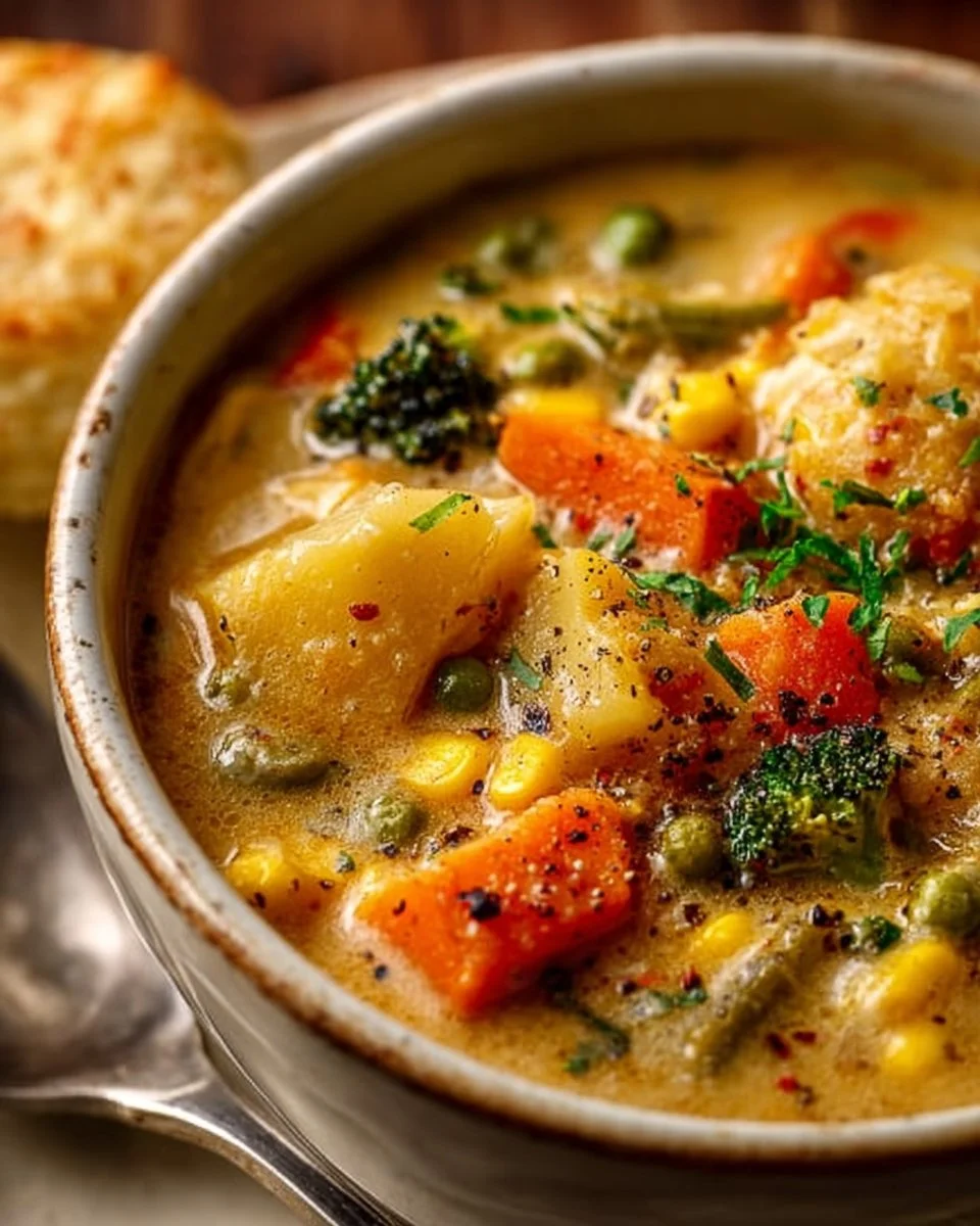 Veggie Pot Pie Soup: Comfort in a Bowl Without the Crust