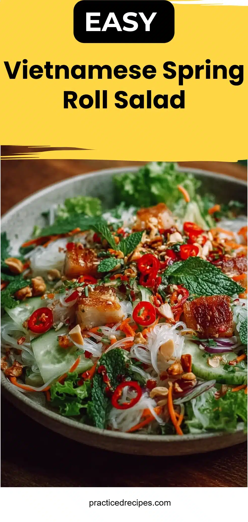 Vietnamese Spring Roll Salad