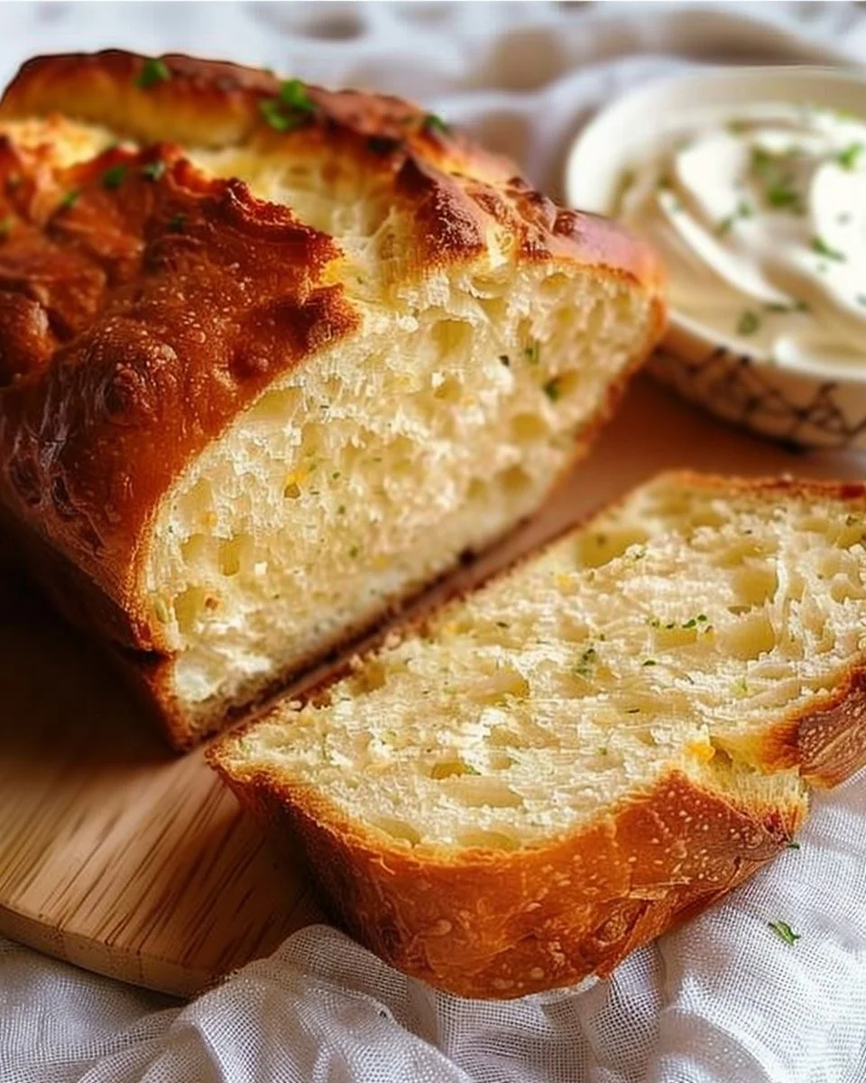 2-Ingredient Cottage Cheese Bread