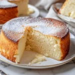 3 Ingredient Creamy Yogurt Cake without flour, butter or oil