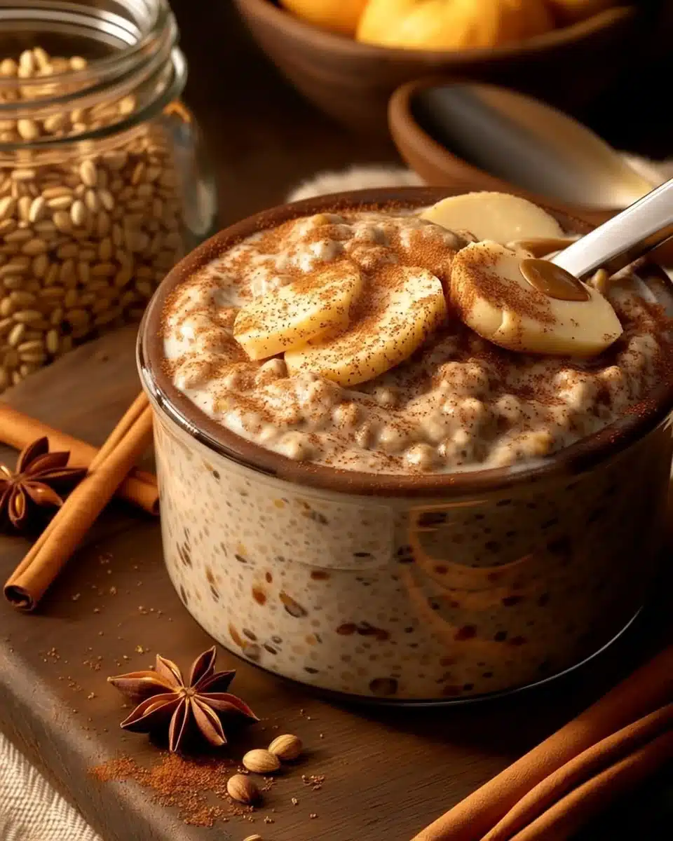 5-Ingredient Cinnamon Overnight Oats with Chia Seeds - theamazingfood