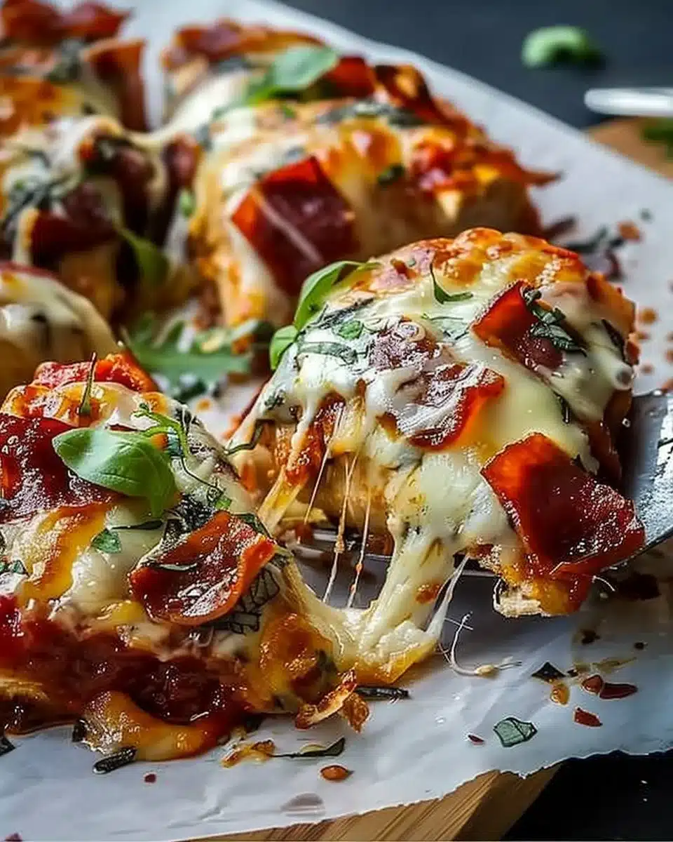 5-Ingredient Keto Pizza Chicken