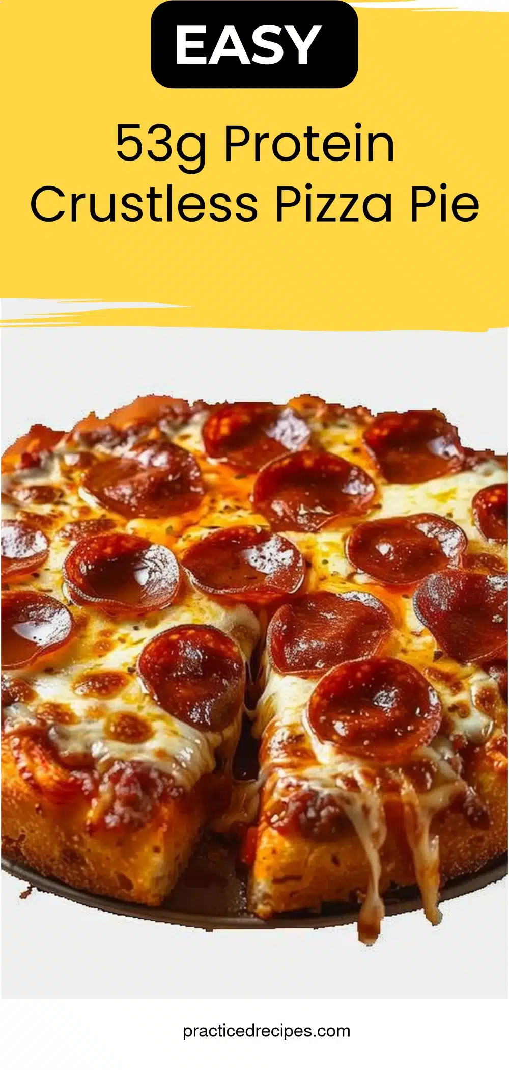 53g Protein Crustless Pizza Pie