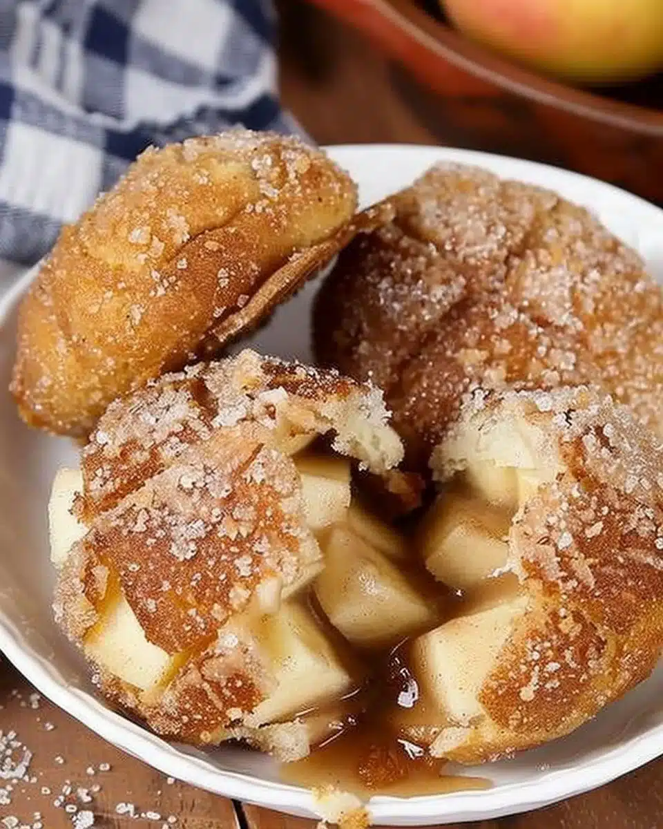 Air Fryer Churro Apple Pie Bombs