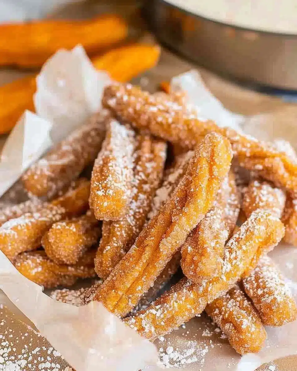 Air Fryer Pumpkin Churros
