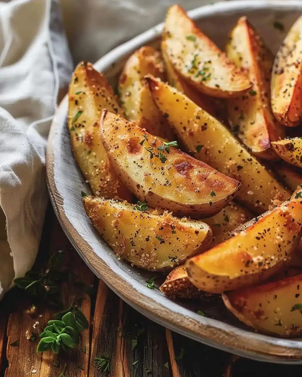 Crispy Baked Potato Wedges