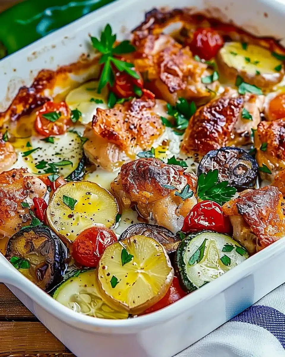 Best Mediterranean Chicken Bake