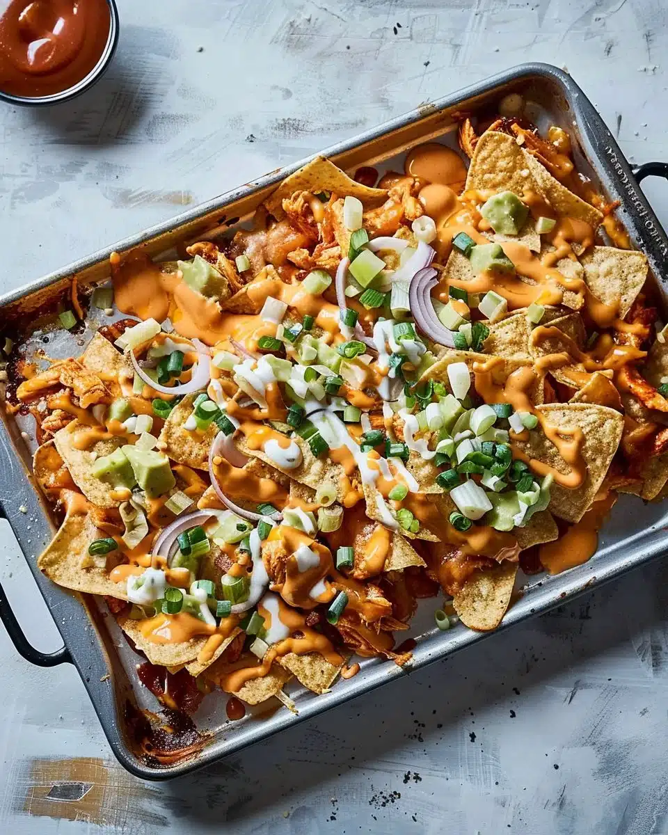 Buffalo Chicken Nachos