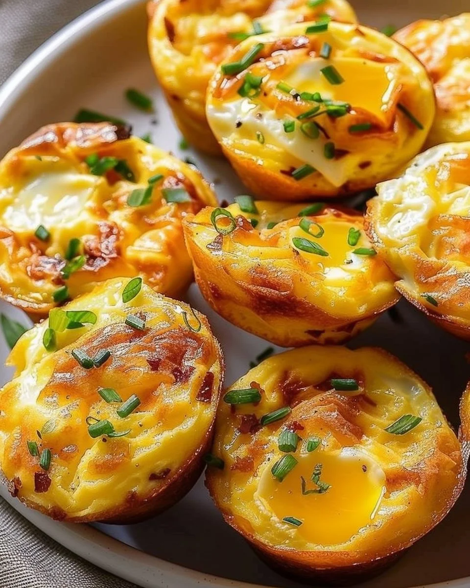 Cheesy Muffin Tin Cottage Cheese Egg Bites