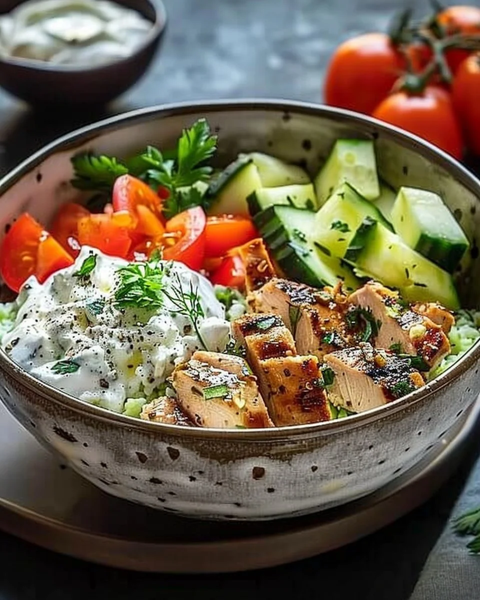 Chicken Tzatziki Bowls