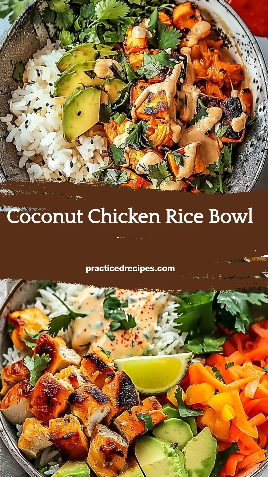 Coconut Chicken Rice Bowl