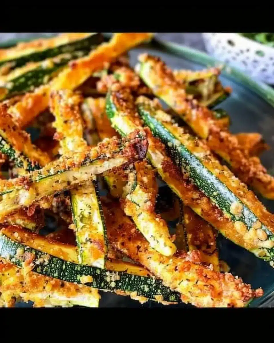 Crispy Baked Keto Zucchini Fries