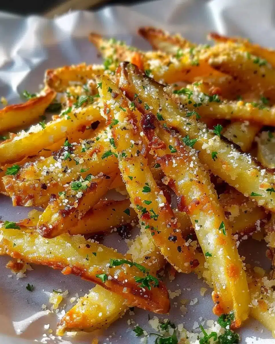 Crispy Baked Parmesan Garlic Fries: 5 Comforting Servings