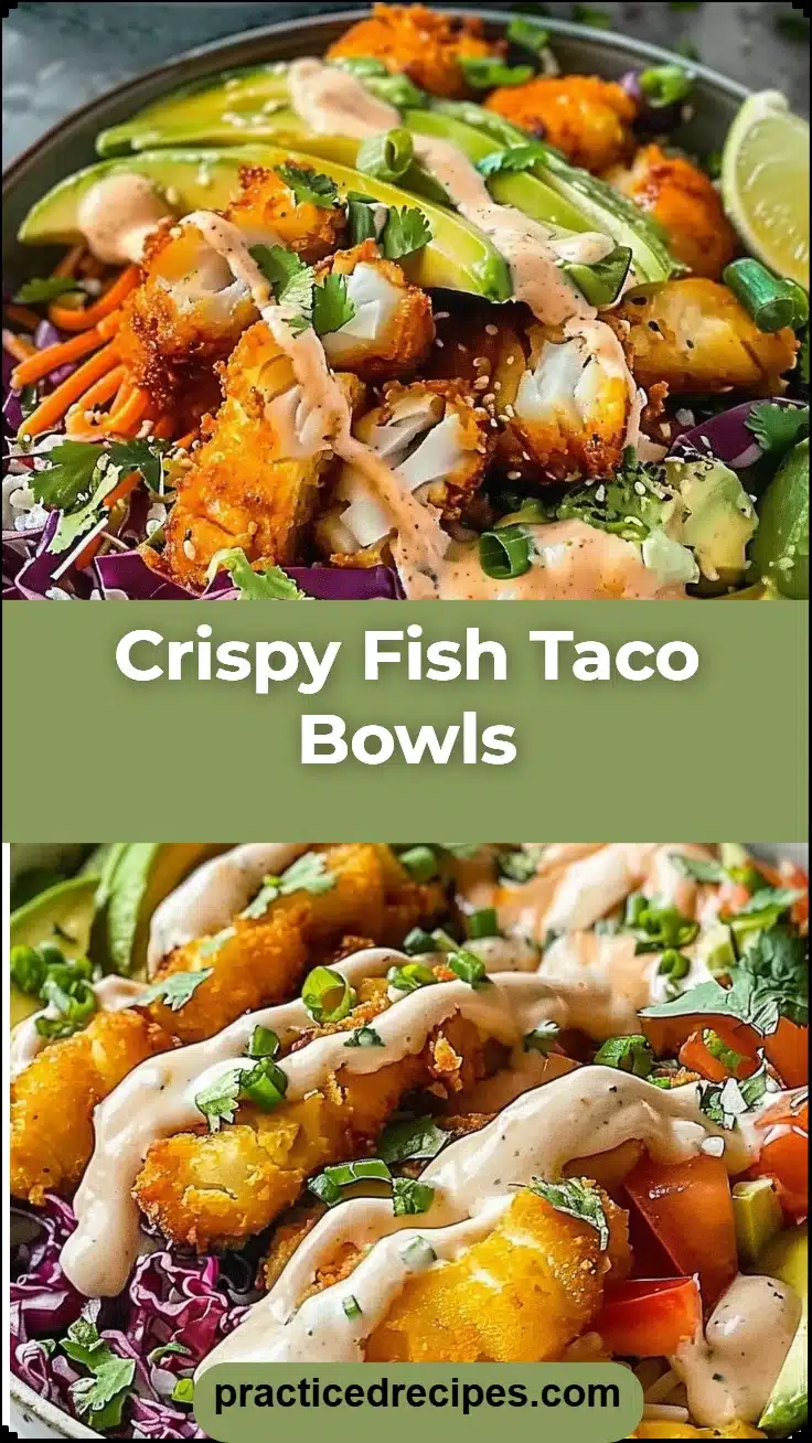Crispy Fish Taco Bowls