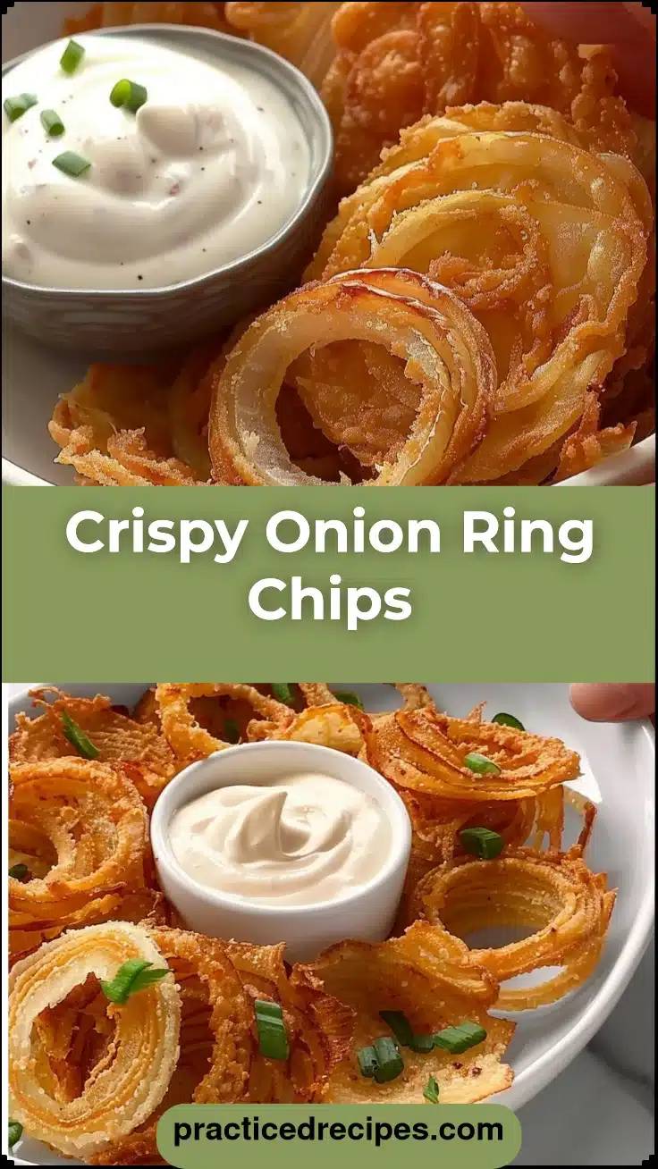 Crispy Onion Ring Chips