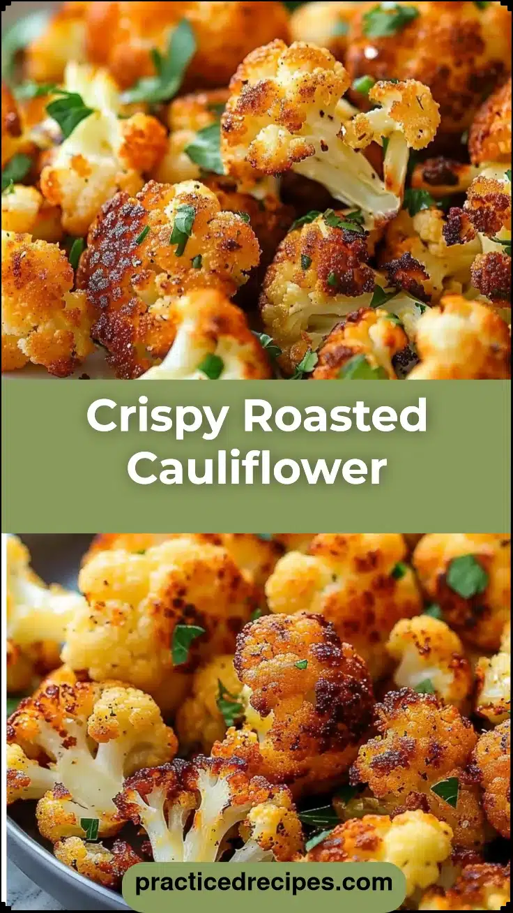 Crispy Roasted Cauliflower