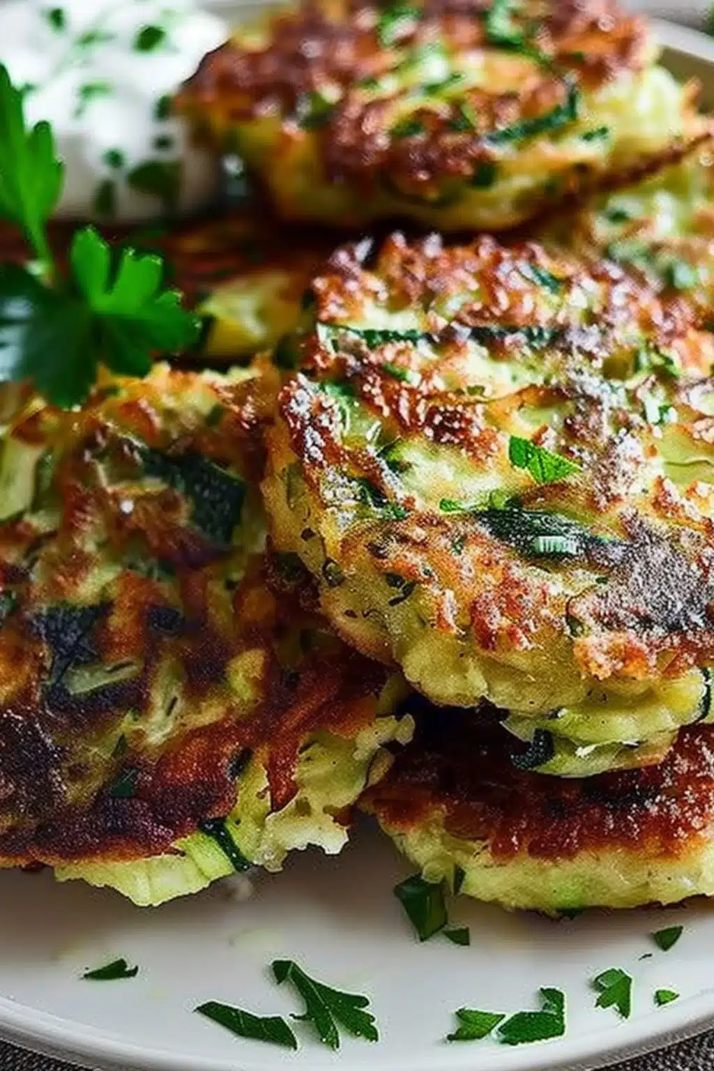 Crispy Zucchini Fritters