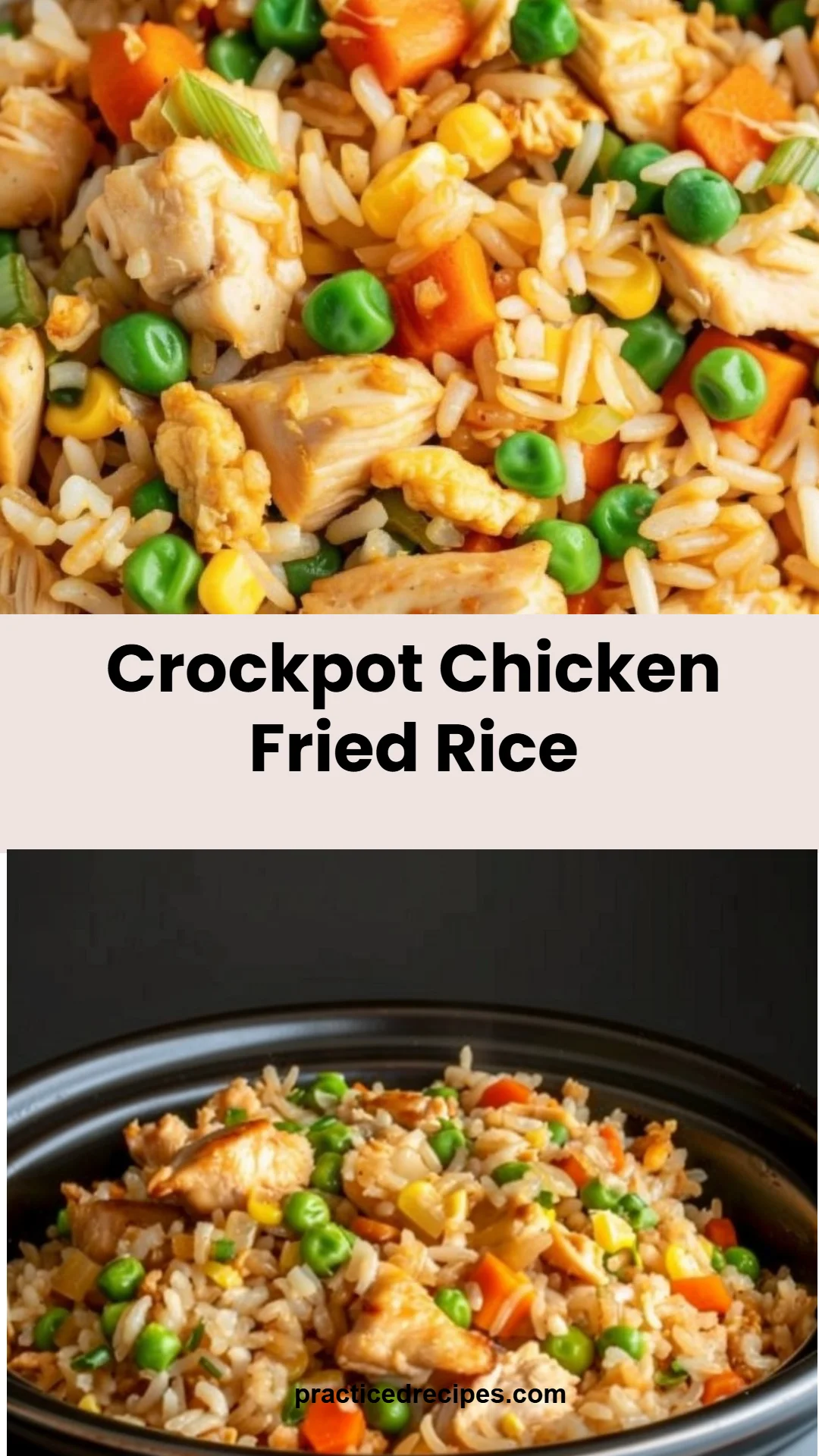 Crockpot Chicken Fried Rice