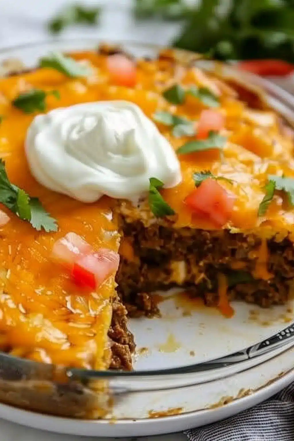 Crustless Taco Pie