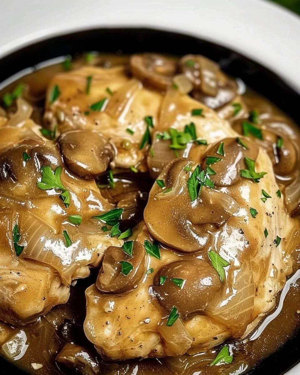 Easy Crockpot Chicken Marsala