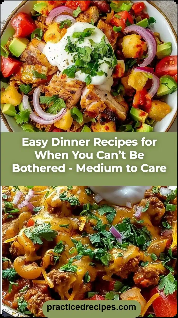 Easy Dinner Recipes for When You Can’t Be Bothered - Medium to Care