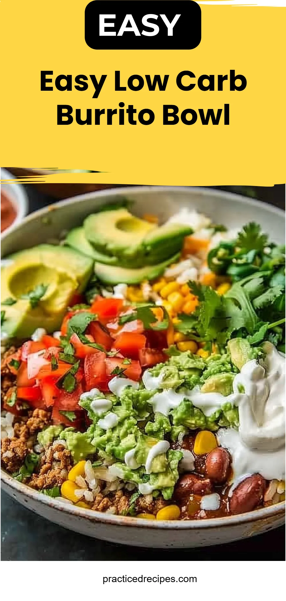Easy Low Carb Burrito Bowl