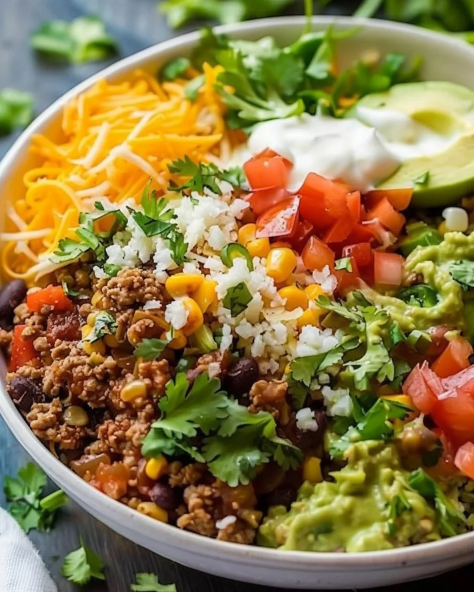 Easy Low Carb Burrito Bowl - 25min Breakfast Protein-Packed