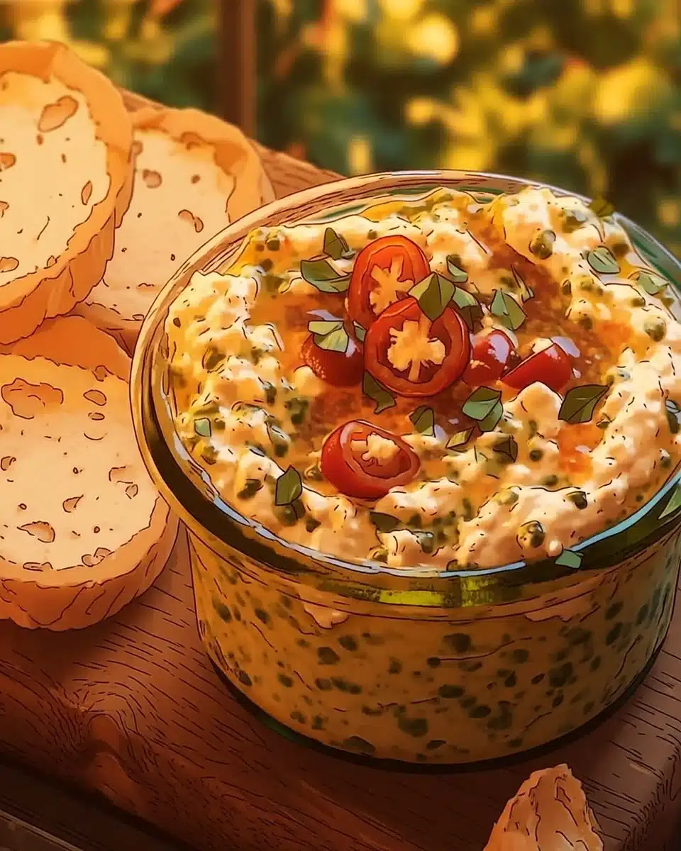 Feta and Roasted Red Pepper Dip