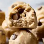 Delicious Frozen Greek Yogurt Peanut Butter Bites recipe for healthy snacking