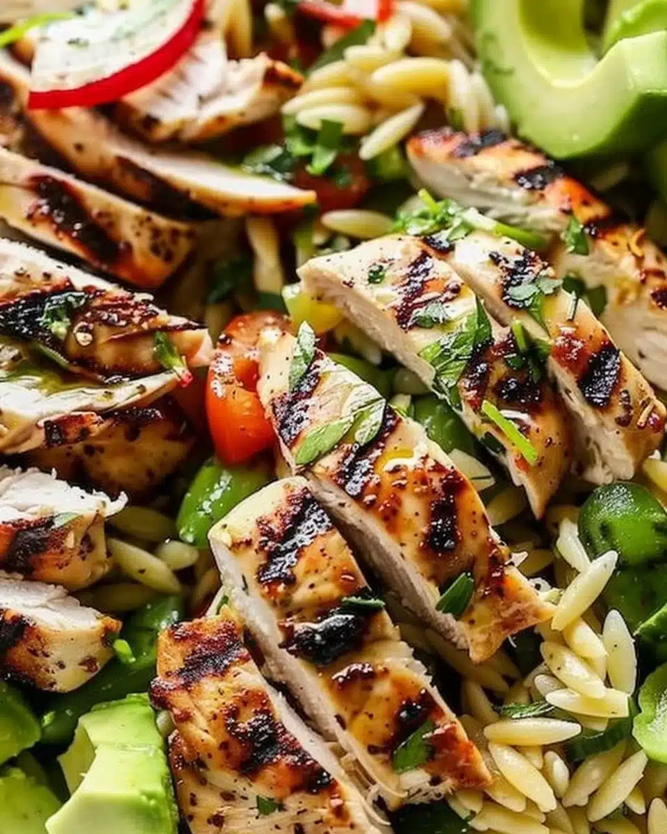 Grilled Chicken Orzo Salad – A Vibrant Summer Meal You’ll Crave