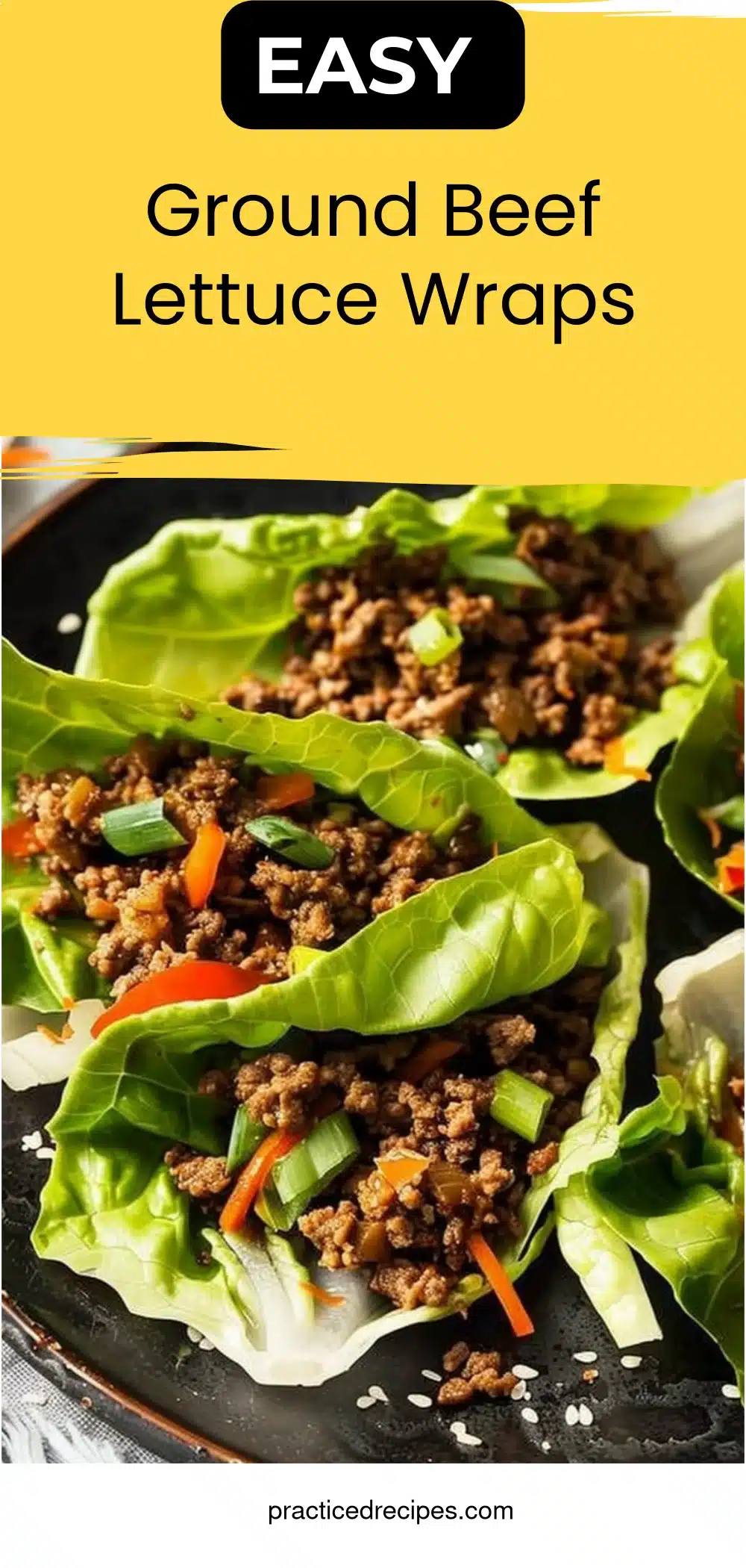 Ground Beef Lettuce Wraps