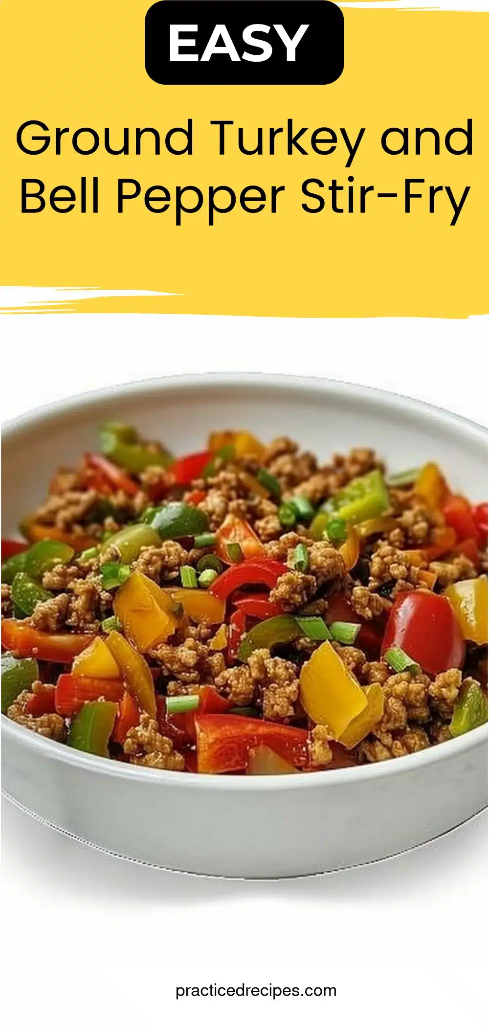 Ground Turkey and Bell Pepper Stir-Fry