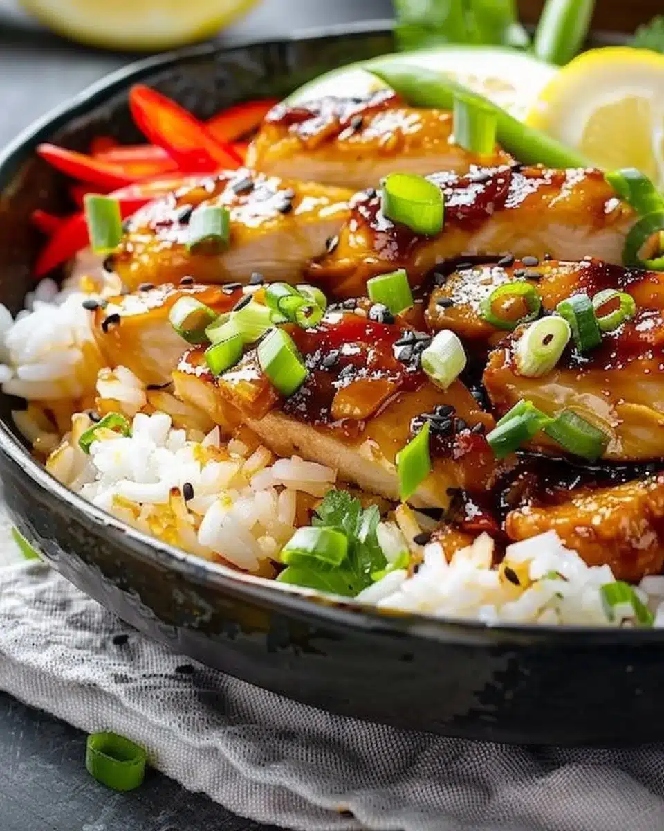 Hawaiian Chicken and Coconut Rice