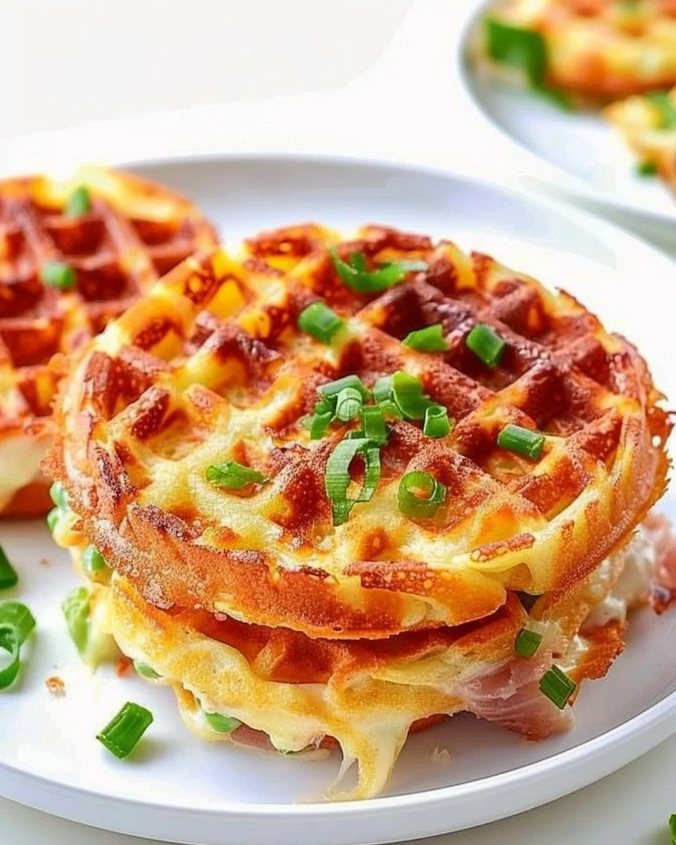 Healthy Tuna Melt Chaffles - a low-carb twist on the classic dish