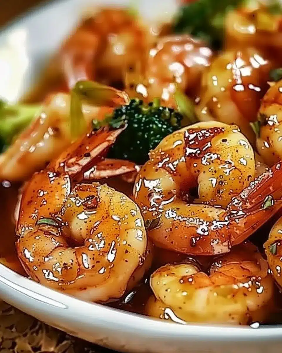 High-Protein Honey Garlic Shrimp