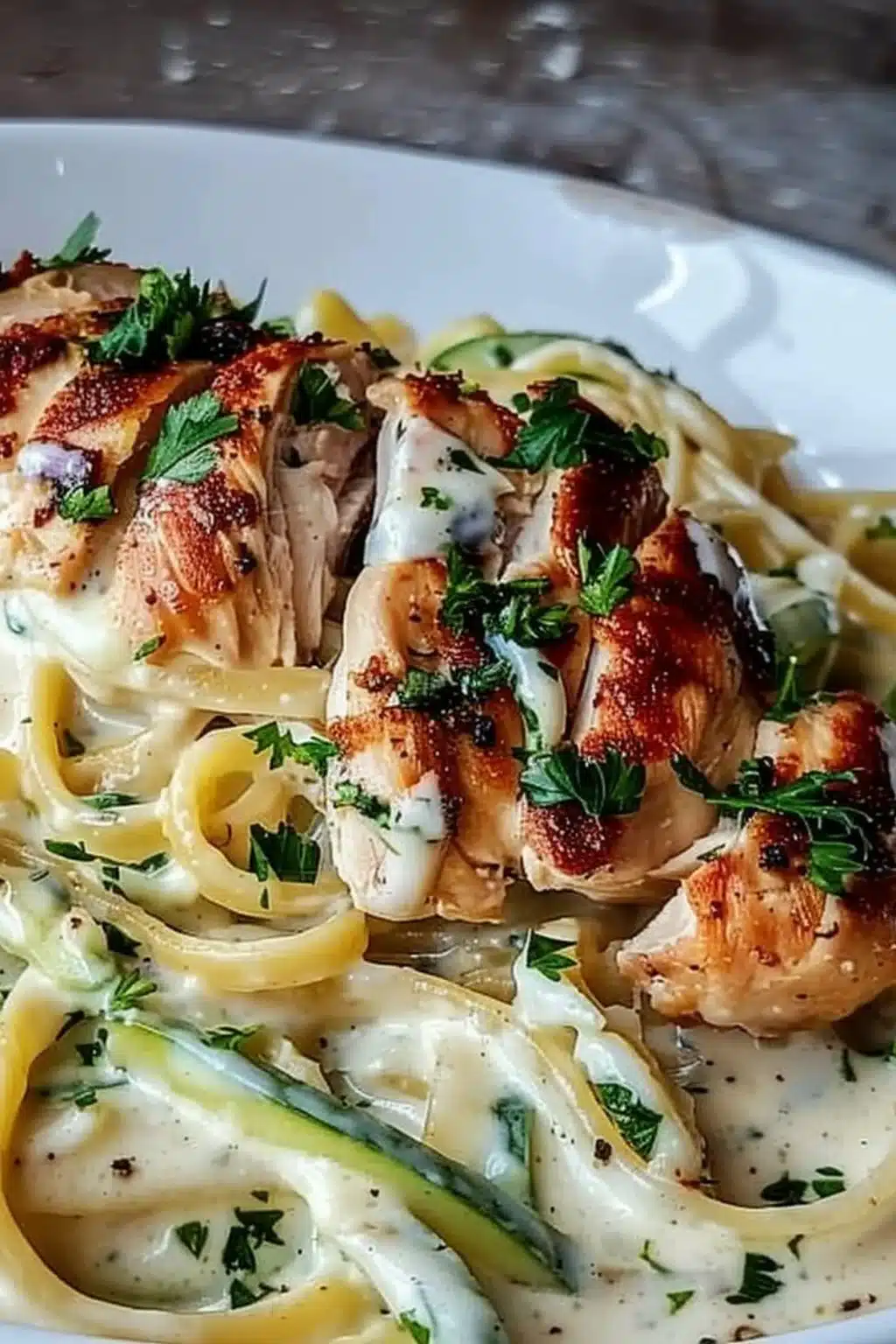Keto Chicken Alfredo