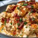 Delicious Keto Crack Chicken served in a bowl, perfect for low-carb diets.